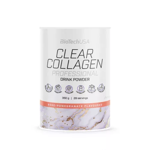 BioTechUSA Clear Collagen Professional Rózsa-Gránátalma italpor 350g