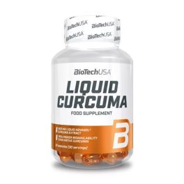   BiotechUSA Liquid Curcuma folyékony kurkuma kivonattal kapszula 30x