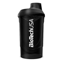 BiotechUSA Wave Shaker fekete-füst 600ml