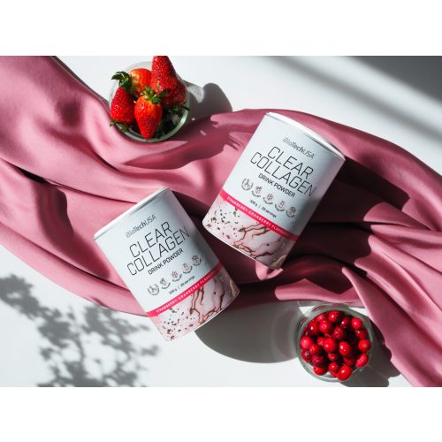 BiotechUSA Clear Collagen italpor eper-vörösáfonya 308g