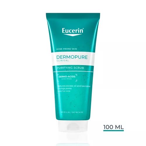 Eucerin DermoPure Clinical Purifying Scrub – Arcradír 100ml