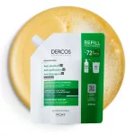 VICHY Dercos Korpásodás elleni sampon normál és zsíros hajra utántöltő 390 ml