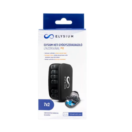 Elysium heti gyógyszeradagoló utazótáskával - 7x2