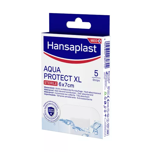 HANSAPLAST Med Aquaprotect sebtapasz XL (5db)