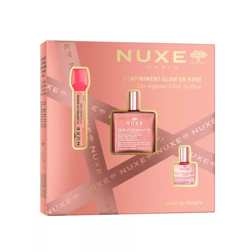 Nuxe Infinite Glow Pink szett  XMAS PACK 2025