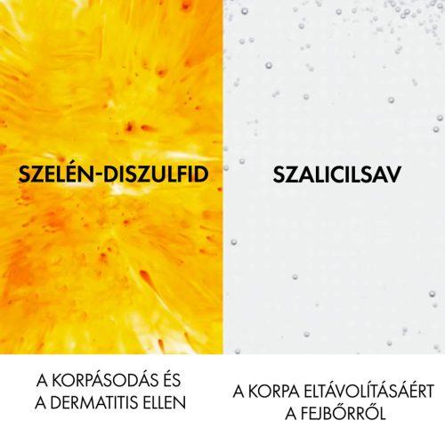 VICHY Dercos Korpásodás elleni sampon száraz hajra utántöltő 390ml