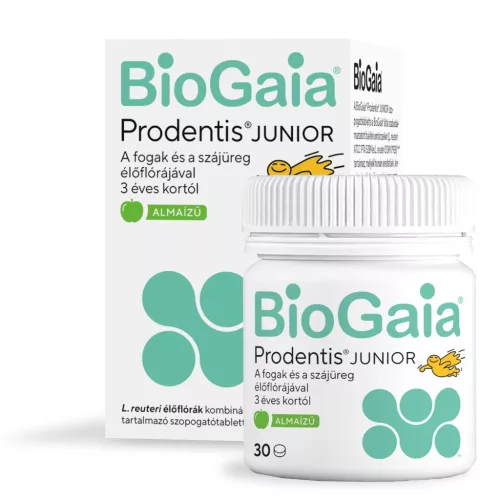 BioGaia Prodentis Junior szopogató tabletta alma ízű 30x