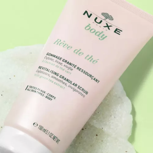 Nuxe Reve de Thé Revitalizáló szemcsés testradír 150ml