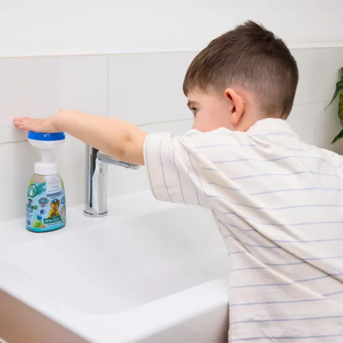 Mabyen Kids Mancs őrjárat kézmosó hab kék 180ml