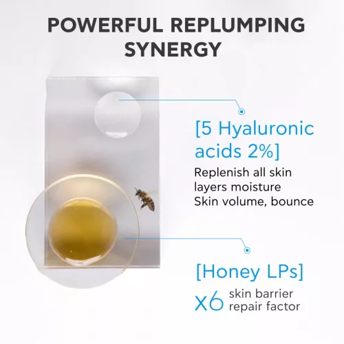 Apivita BEE TECH HA5 Honey feltöltő, regeneráló és bőrsimító szérum 30ml