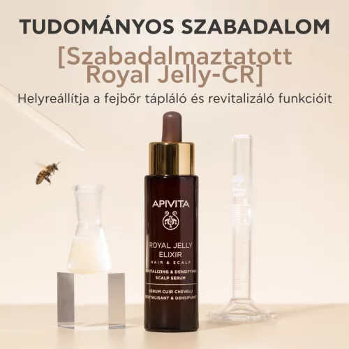 Apivita Royal Jelly Elixir Revitalizáló és sűrűséget adó fejbőrszérum 50ml