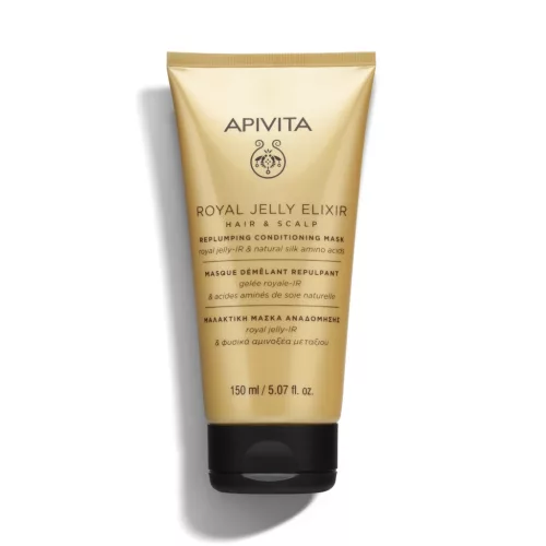 Apivita Royal Jelly Elixir Replumping haj és fejbőr kondicionáló maszk 150ml