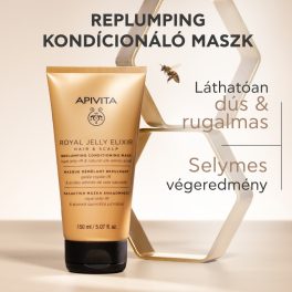   Apivita Royal Jelly Elixir Replumping haj és fejbőr kondicionáló maszk 150ml
