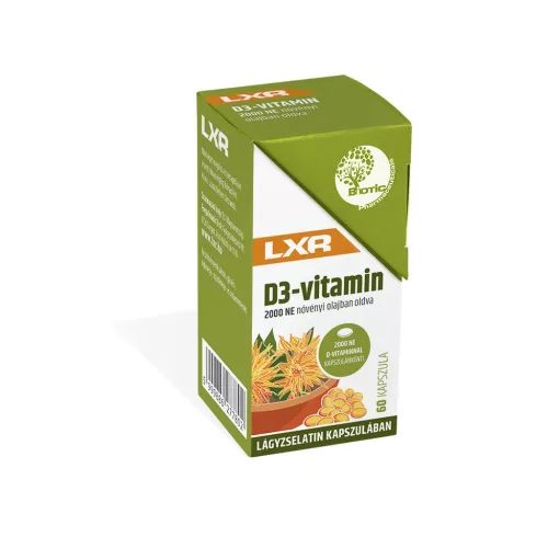 LXR D3-vitamin kapszula 60x