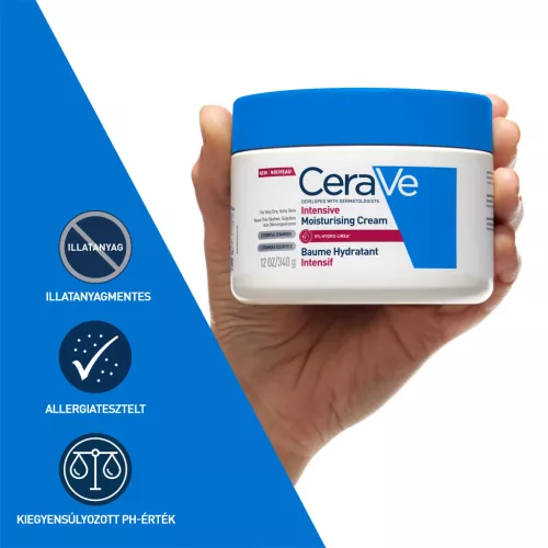 CeraVe Intenzív hidratáló testápoló krém 340g