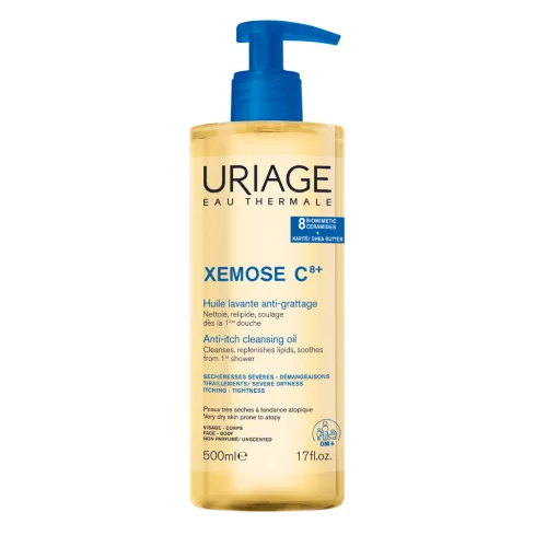 Uriage XEMOSE C8+ tusfürdő olaj száraz bőrre 500ml