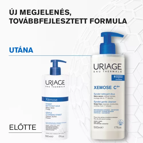 Uriage XEMOSE C8+ Syndet krémtusfürdő száraz bőrre 500ml