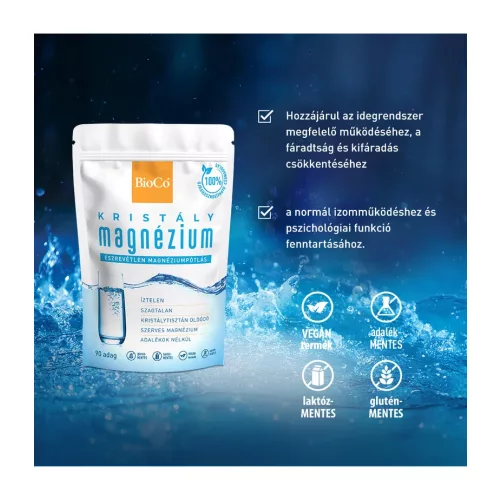 BioCo Kristály magnézium tasakos por 150g