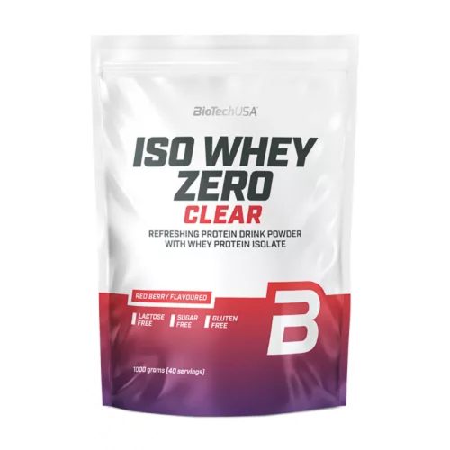 BioTechUSA Iso Whey Zero Clear piros gyümölcs 1000 g