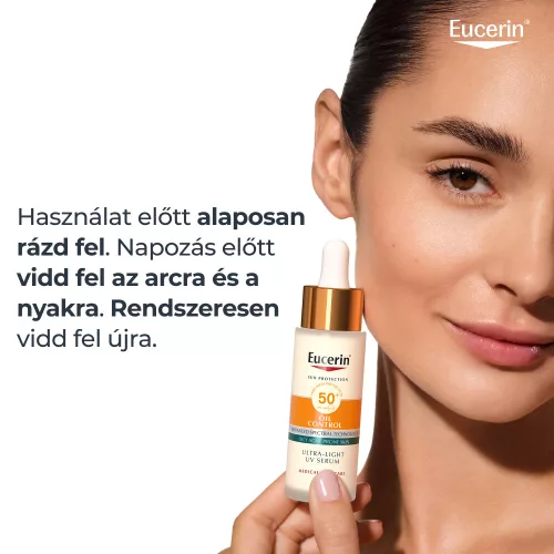 Eucerin Sun Oil Control Nappali UV Szérum arcra SPF50+ 50ml