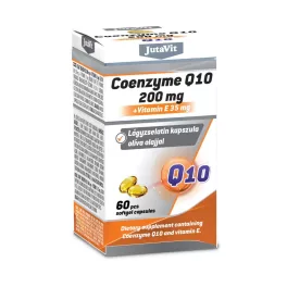 JutaVit Koenzim Q10 200 mg + E-vitamin 35 mg kapszula 60x