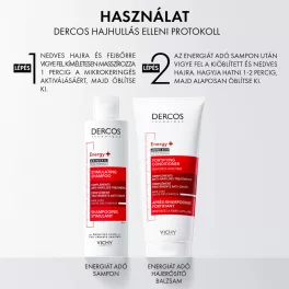   VICHY Dercos Energy+ Energiát adó sampon hajhullás ellen utántöltő 400ml