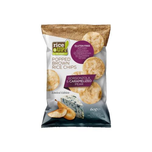 Rice Up Gorgonzolás barna rizs chips 60g