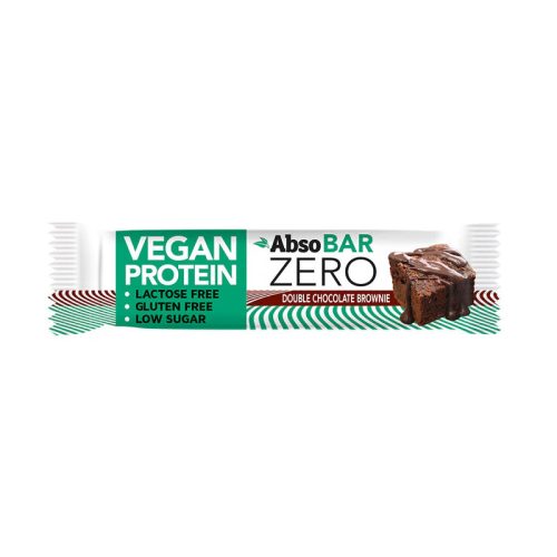 AbsoBar Zero DoubleChoc.Brownie fehérjeszelet 40g