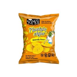 Samai Plantain édes főzőbanán chips 75g