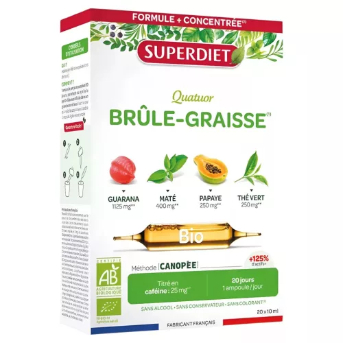 Superdiet Bio Brule-graisse zsírégető ivóampulla 20x10ml