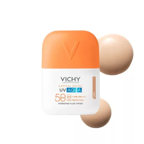 Vichy Capital Soleil UV AQUA Fluid SPF50 - Világos árnyalat 50ml