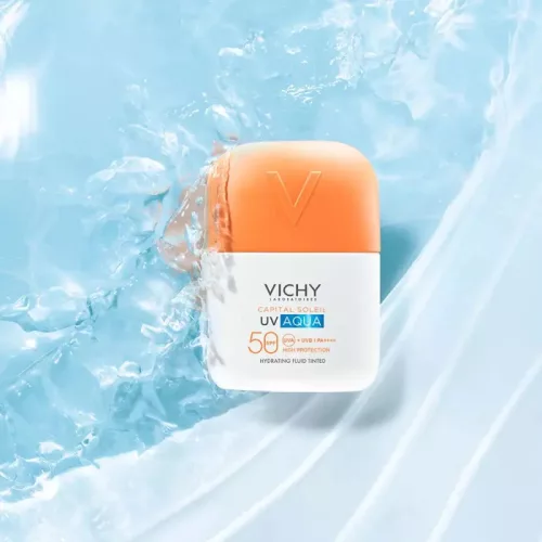 Vichy Capital Soleil UV AQUA Fluid SPF50 - Világos árnyalat 50ml