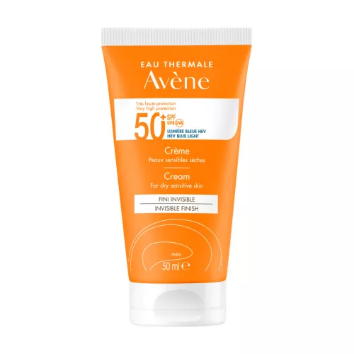 Avéne Suncare napvédő arckrém száraz, érzékeny bőrre SPF50+ (50ml)