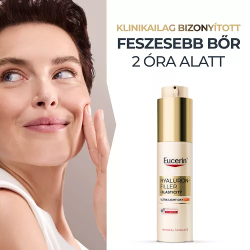 Eucerin Hyaluron-Filler+Elasticity ultrakönnyű nappali fluid SPF50+ 50ml