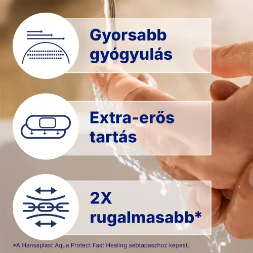 Hansaplast Second Skin Protection Hidrokolloidos ujjra való sebtapasz 10 db