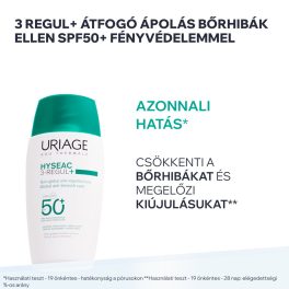   Uriage HYSEAC 3-REGUL+ akné és mitesszerek ellen SPF50+ 50ml