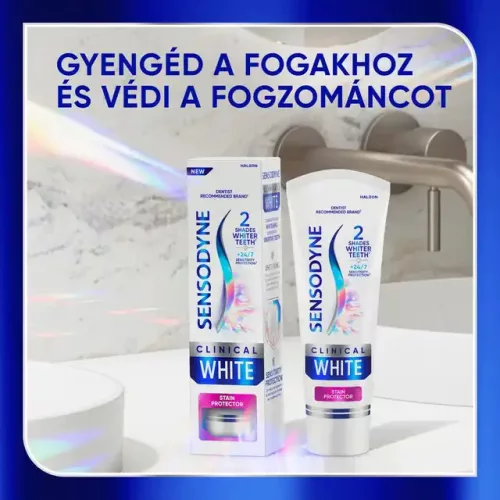 Sensodyne Clinical White Stain Protector fogkrém 75ml