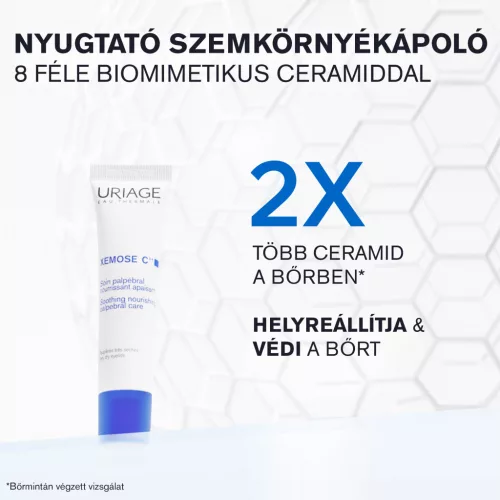 Uriage XÉMOSE C8+ Nyugtató és tápláló szemkörnyékápoló 15ml