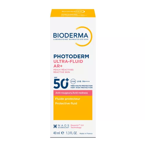 Bioderma Photoderm AR+ Ultra-fluid fényvédő rosaceás bőrre SPF50+ 40ml