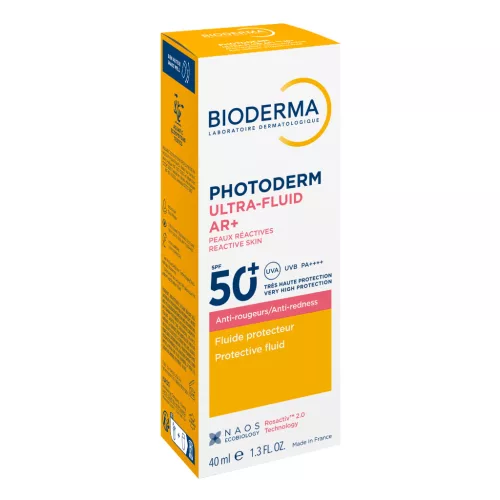 Bioderma Photoderm AR+ Ultra-fluid fényvédő rosaceás bőrre SPF50+ 40ml