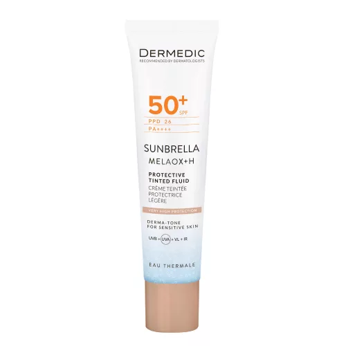 Dermdeic SUNBRELLA Színezett fényvédő fluid SPF50+ PPD26 40ml