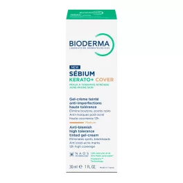 Bioderma Sébium Kerato+ Cover színezett krém 30ml