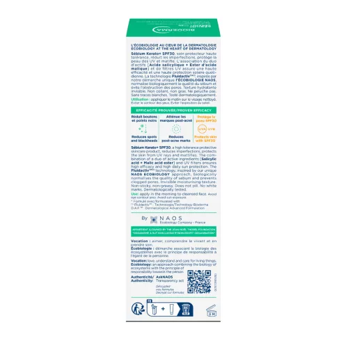 Bioderma Sébium Kerato+ gél-krém SPF30 30ml