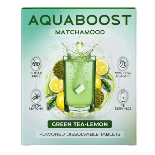 Aquaboost MatchaMood pezsgőtabletta 18x