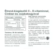 Vitaking C+D3+Cink biszglicinát + csipkebogyó tabletta 90x