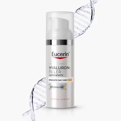 Eucerin Hyaluron-Filler + Longevity Epigenetic Nappali arcápoló SPF30 50ml