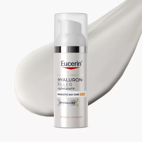 Eucerin Hyaluron-Filler + Longevity Epigenetic Nappali arcápoló SPF30 50ml