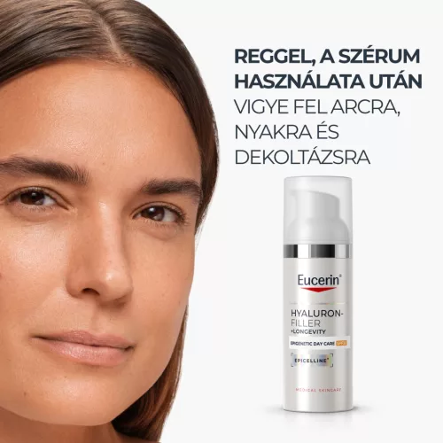 Eucerin Hyaluron-Filler + Longevity Epigenetic Nappali arcápoló SPF30 50ml