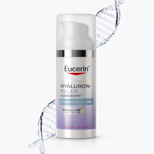 Eucerin Hyaluron-Filler + Longevity Epigenetic Éjszakai arcápoló 50ml