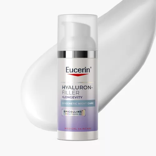 Eucerin Hyaluron-Filler + Longevity Epigenetic Éjszakai arcápoló 50ml